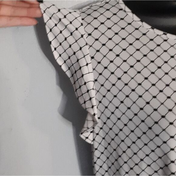 Worthington white and black blouse - Picture 3 of 4